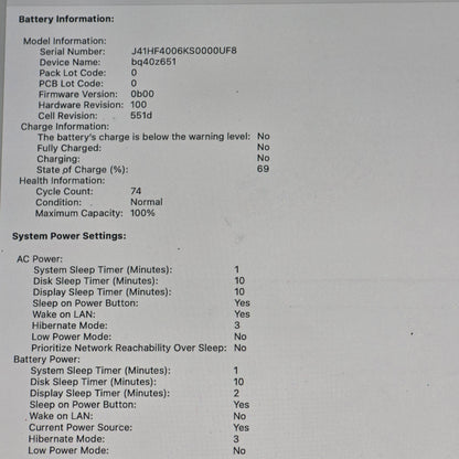 2025 Apple MacBook Air 13" M4 8C GPU 4.5GHz 16GB RAM 256GB SSD A3240