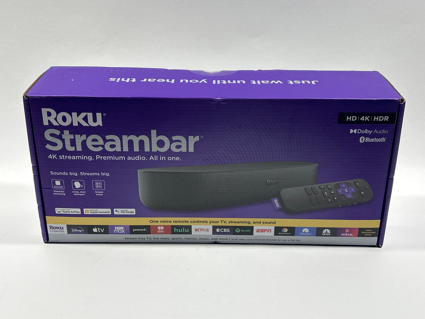 Roku Streambar Streaming Media Device Black 9102R