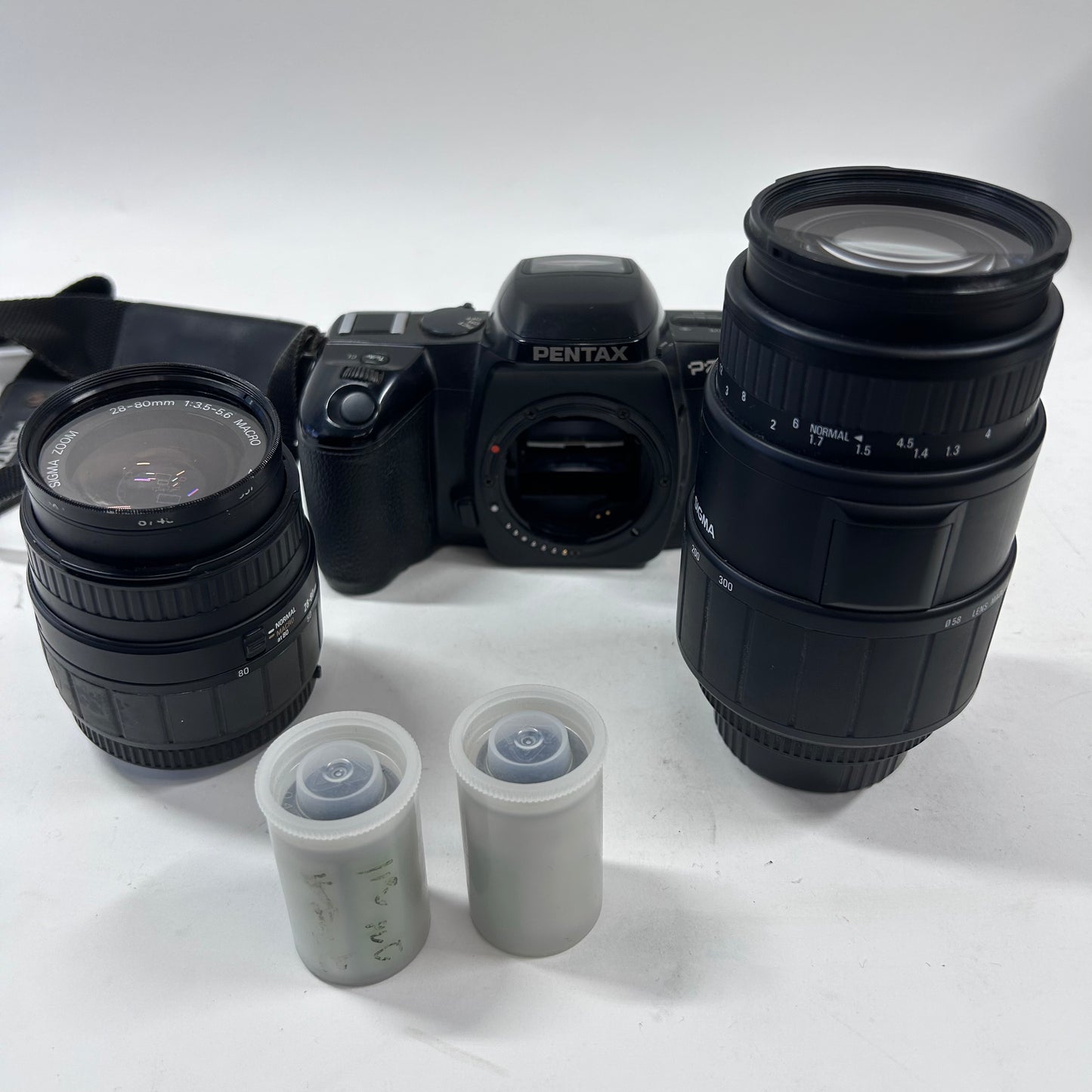 Pentax PZ-70 35MM Film Camera With Lenses