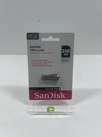 SanDisk Ultra Luxe USB 3.2 Flash Drive USB Drive SDCZ74-256G-A46