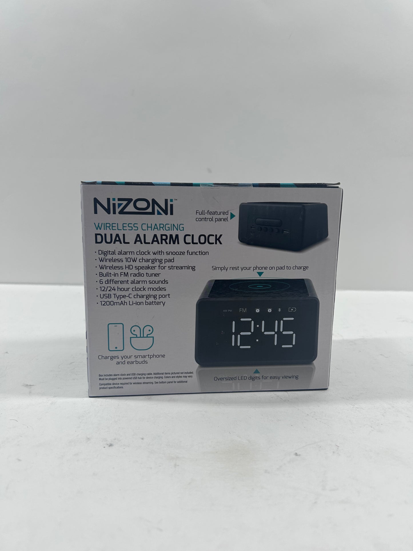 New Niznoni Dual Digital Alarm Clock  INV00783