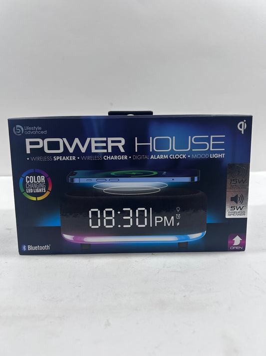 New Power House Alarm Clock Power House Alarm Clock Black