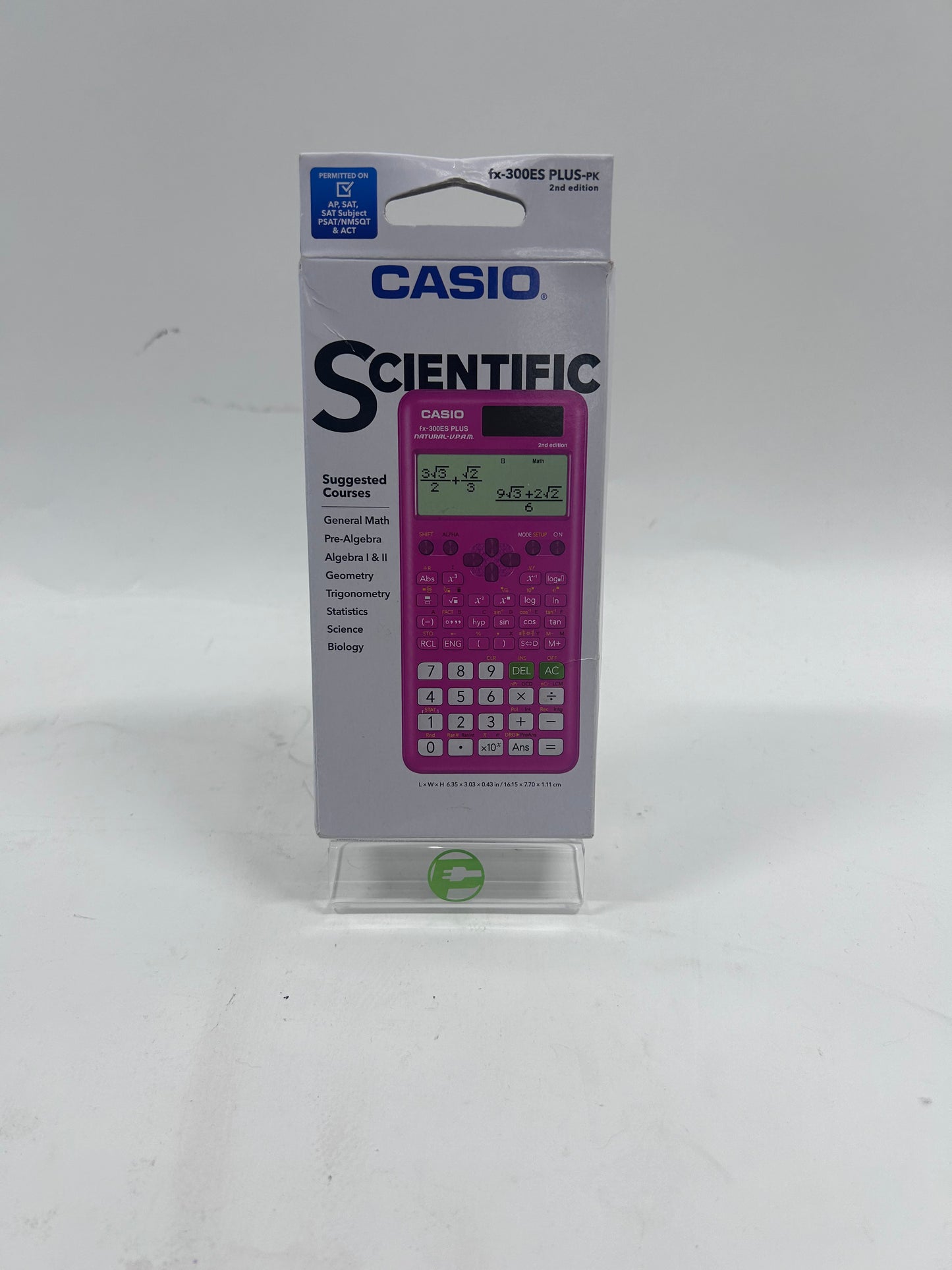 New Casio 2nd Edition Scientific Calculator FX-300ES Plus-PK