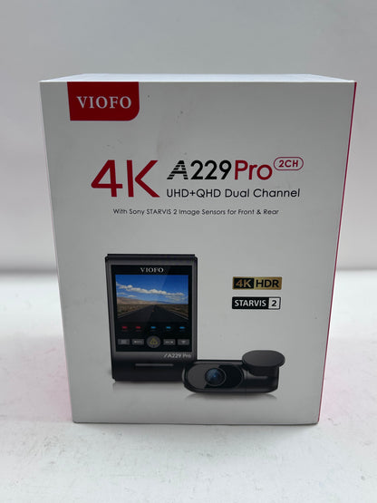 New Viofo A229 Pro UHD+QHD Dual Channel Front & Rear Driving Camera