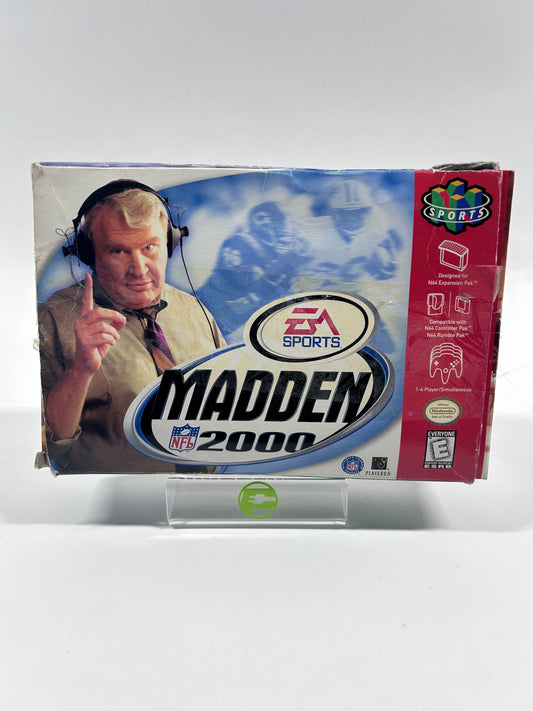 Madden 2000  (Nintendo 64 N64,  1999)