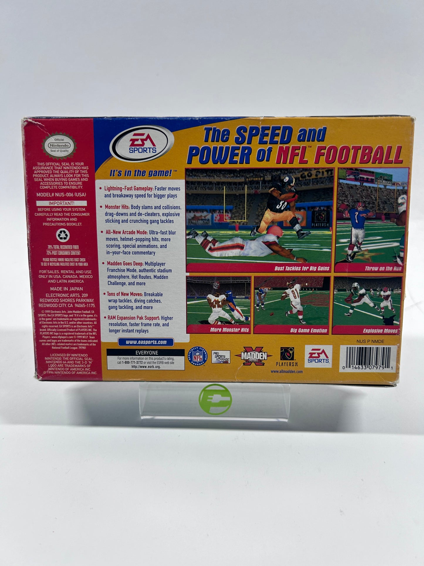 Madden 2000  (Nintendo 64 N64,  1999)