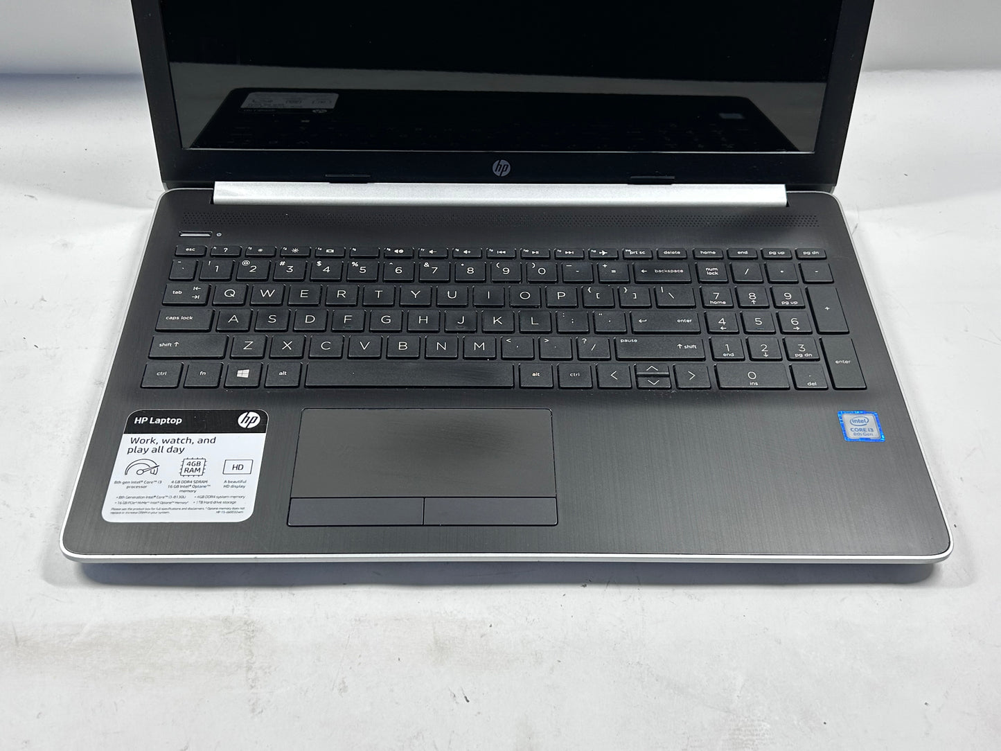 HP Laptop 15 DA0032WM 15" Core i3-8130U 2.20Ghz 4GB RAM 1TB HDD