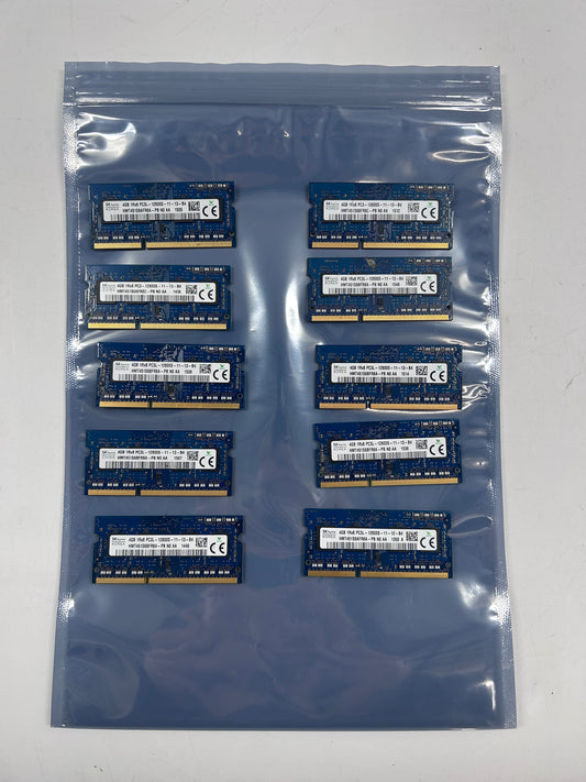 Lot of 10 SK Hynix 4GB RAM DDR3 1600MHz HNT451S6AFR8A