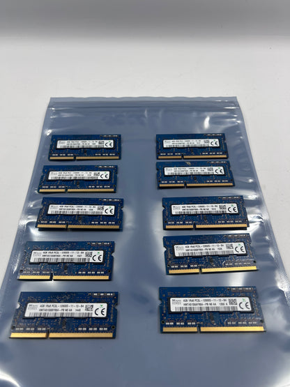 Lot of 10 SK Hynix 4GB RAM DDR3 1600MHz HNT451S6AFR8A