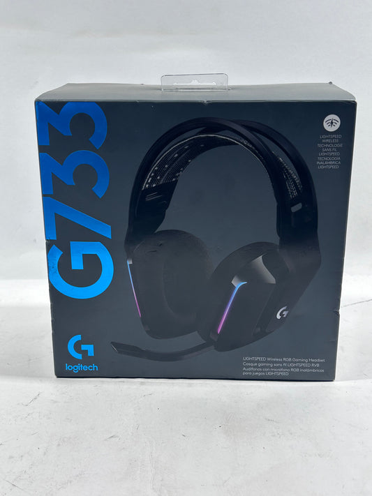 New Logitech G733 Wireless Gaming RGB Headset Black 981-000863