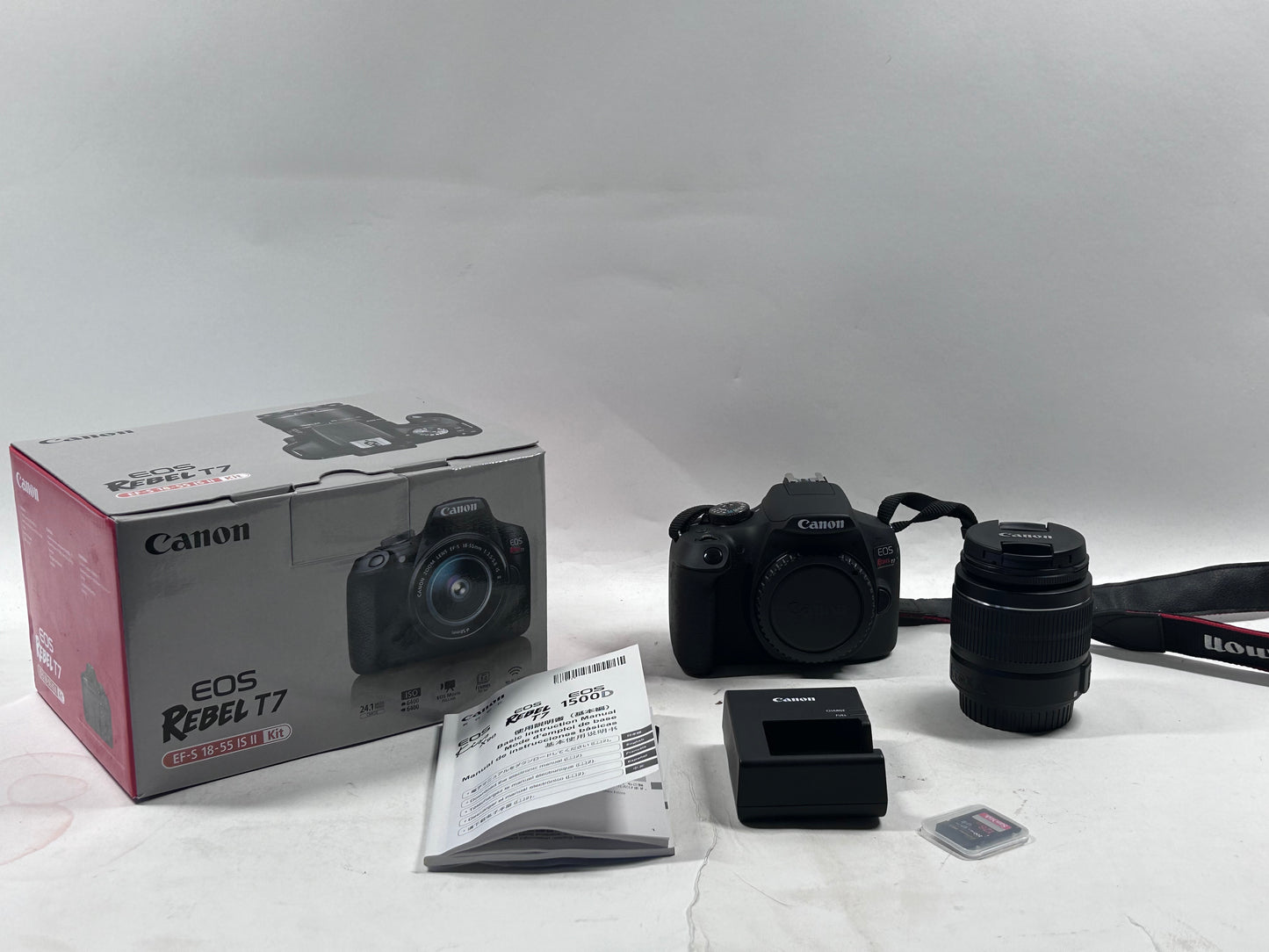 Canon EOS Rebel T7 24MP  DSLR Camera Kit