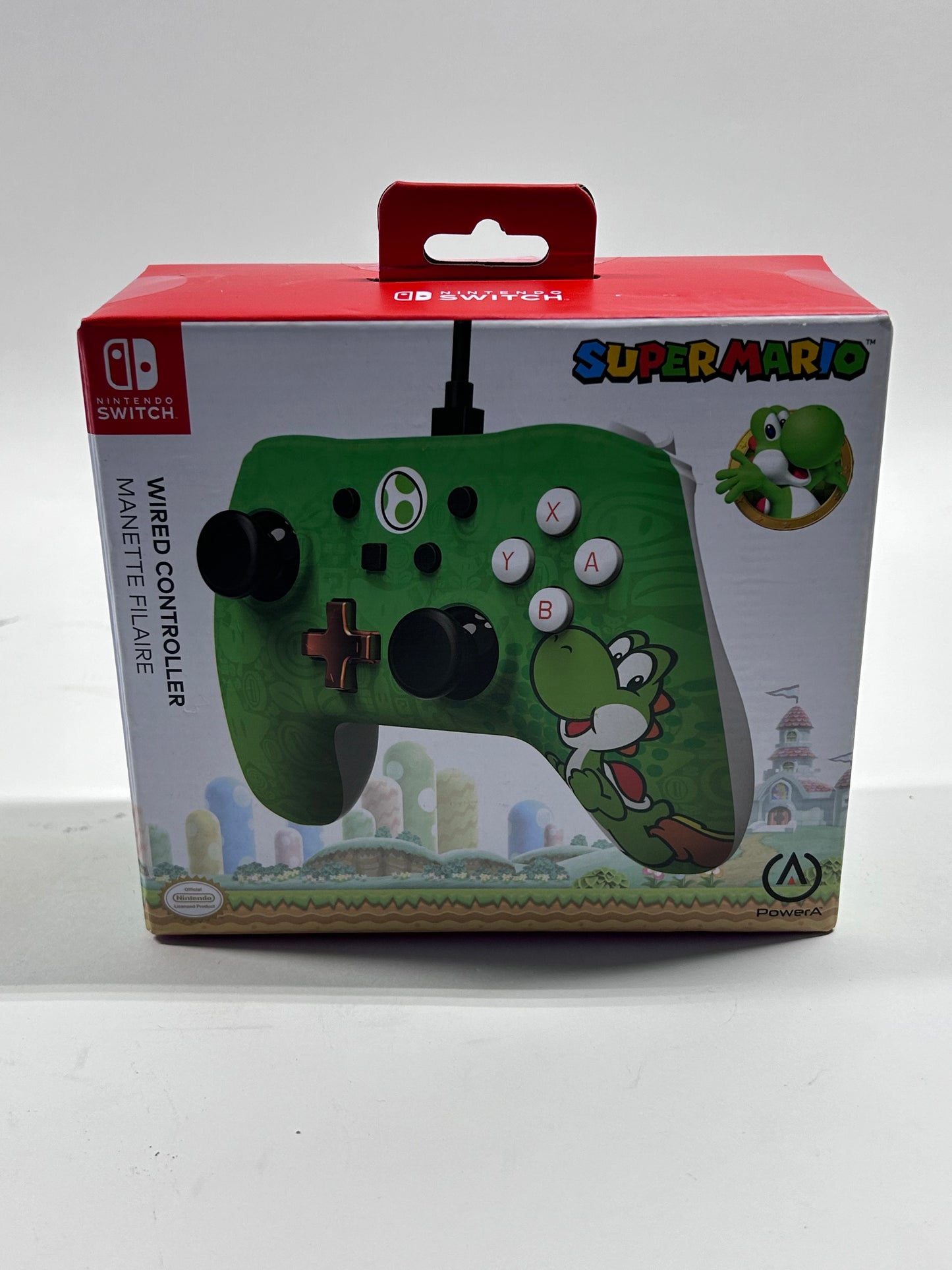 New PowerA Super Mario  Wired Controller for Switch NSGPCWD8