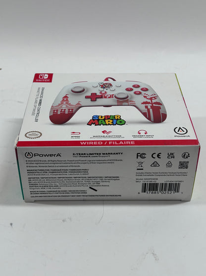 New PowerA Super Mario Wired Controller for Switch NSGPEWDB