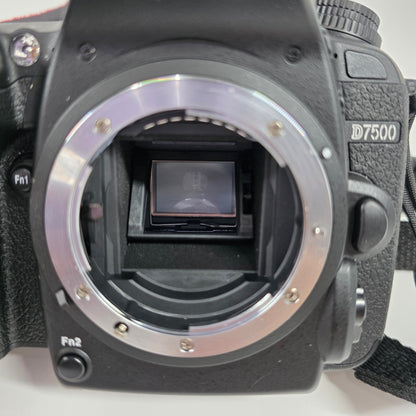 Nikon D7500 20.9MP Digital SLR DSLR Camera 3167 Shutter Count
