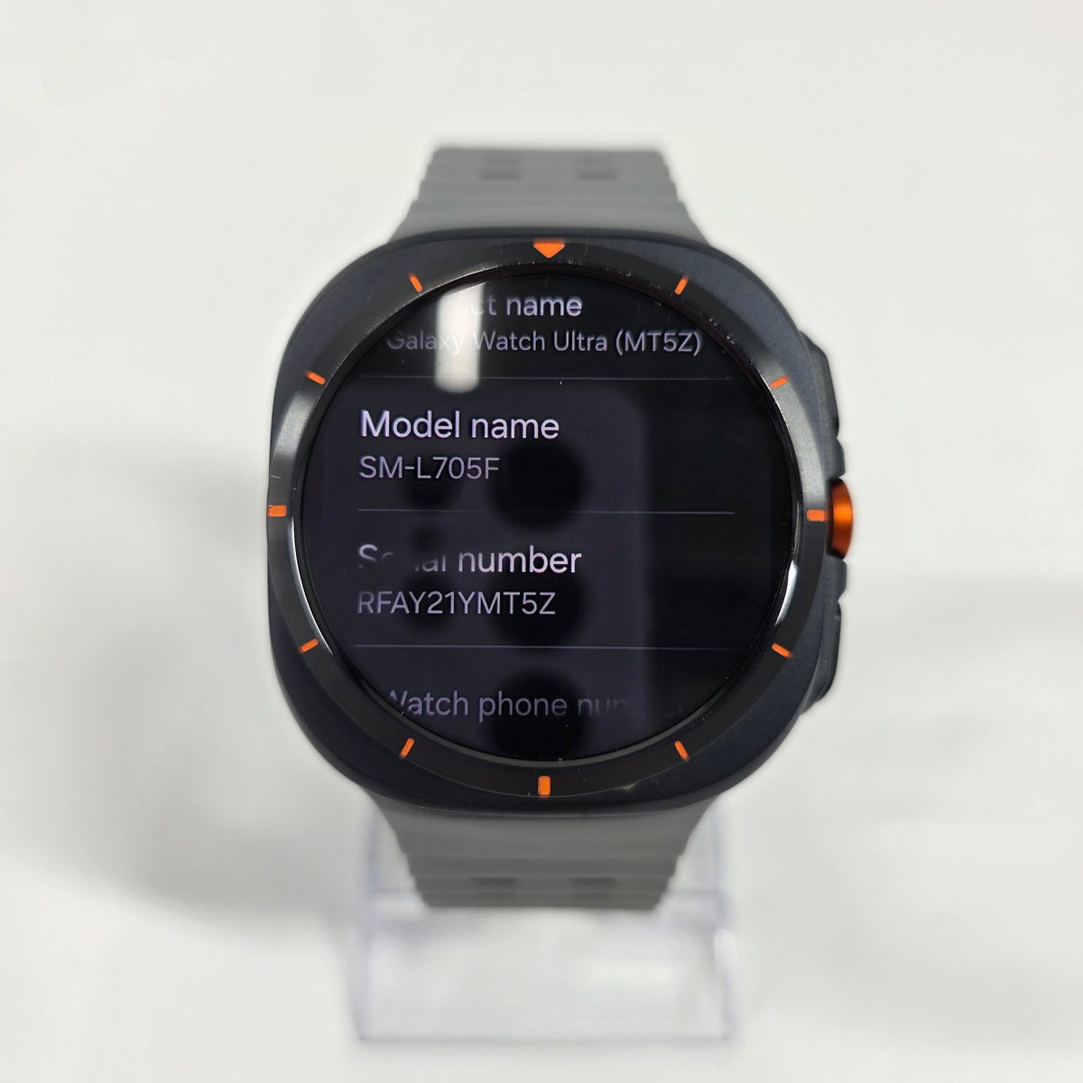 GPS Only Samsung Galaxy Watch Ultra  Titanium Smartwatch SM-L705U