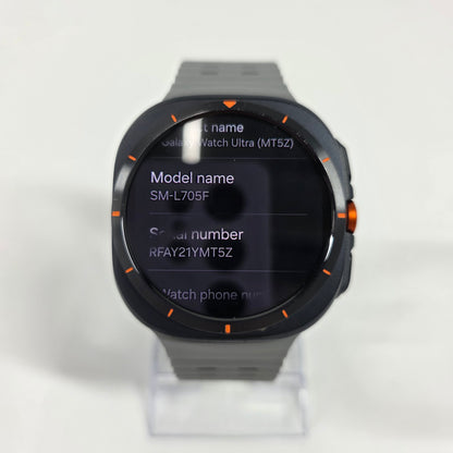 GPS Only Samsung Galaxy Watch Ultra  Titanium Smartwatch SM-L705U