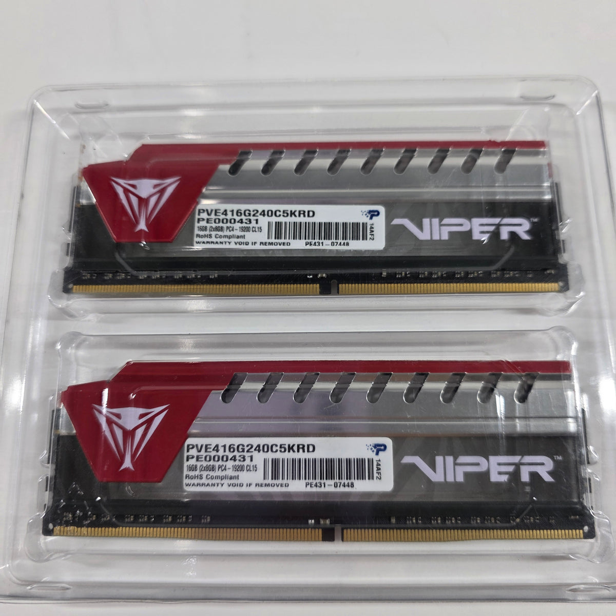 Patriot Viper Elite 16GB (2x8GB) RAM DDR4 2400MHz PVE416G240C5KRD