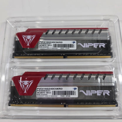 Patriot Viper Elite 16GB (2x8GB) RAM DDR4 2400MHz PVE416G240C5KRD