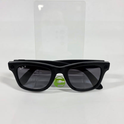 Ray-Ban Meta Wayfarer Gen 1 Matte Black Polarized RW4006 601ST3 AI Smart Glasses