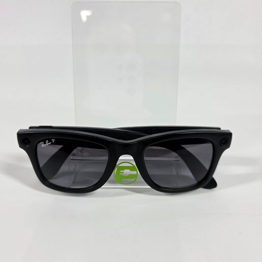 Ray-Ban Meta Wayfarer Gen 1 Matte Black Polarized RW4006 601ST3 AI Smart Glasses