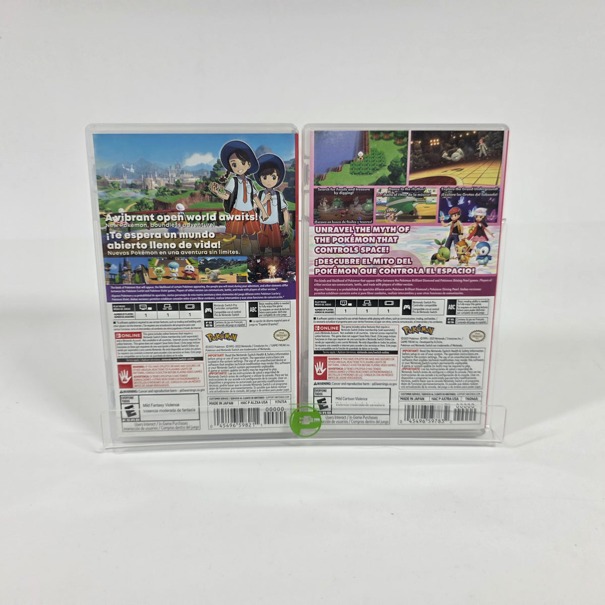 Series of 2 Pokemon Nintendo Switch Games