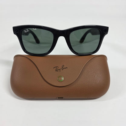 Ray-Ban Meta Wayfarer Gen 1 Shiny Black Standard RW4006 601/71 AI Smart Glasses