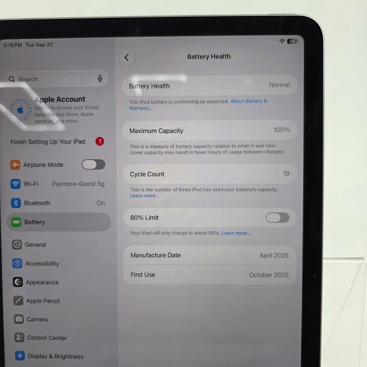 WiFi Only Apple iPad Air 11" M3 128GB Space Gray MC9W4LL/A