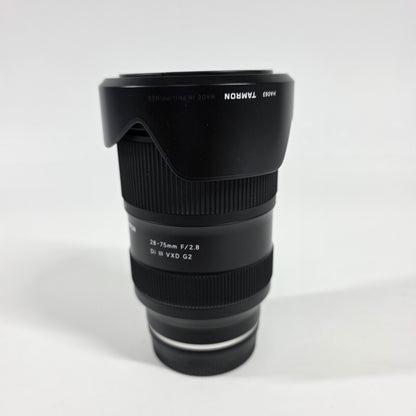 Tamron 28-75 Di III VXD G2 28-75mm f/2.8 For Sony E-Mount Auto & Manual Lens