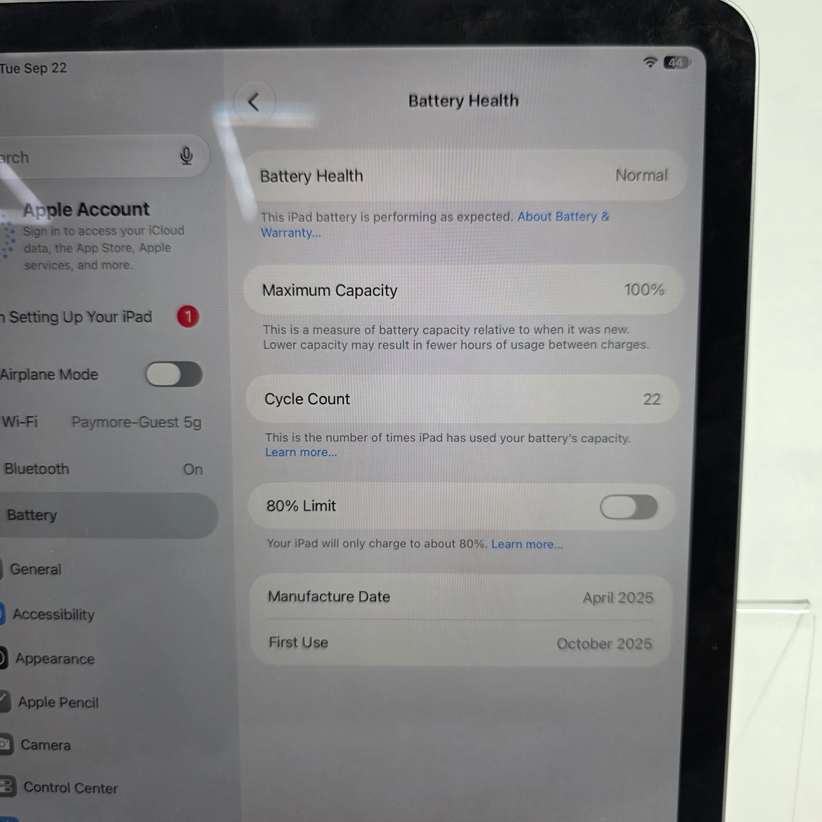 WiFi Only Apple iPad Air 11" M3 128GB Space Gray MC9W4LL/A
