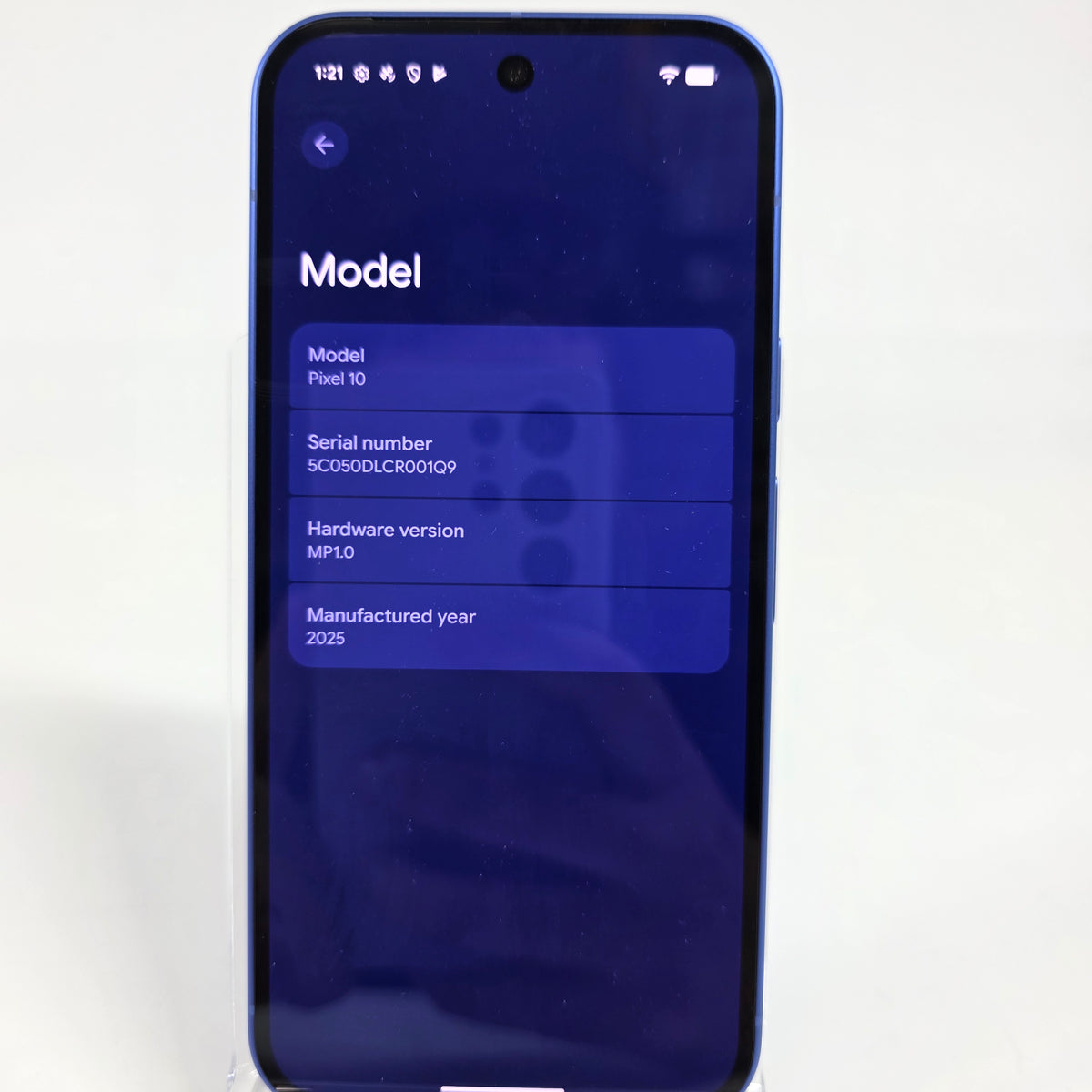Factory Unlocked Google Pixel 10 128GB indigo GLBW0