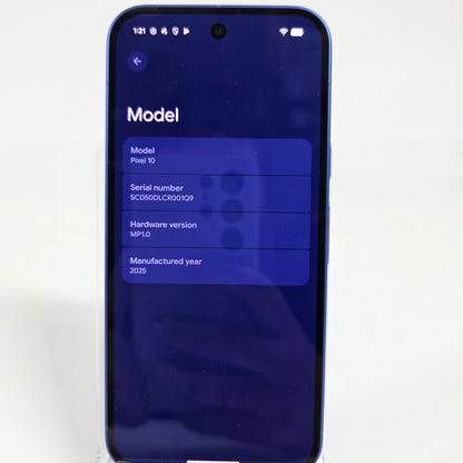 Factory Unlocked Google Pixel 10 128GB indigo GLBW0