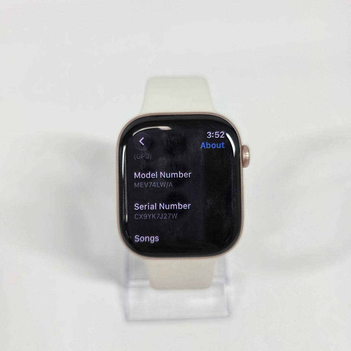 GPS Only Apple Watch Series 11 46MM Rose Gold Aluminum Pink Sport Band