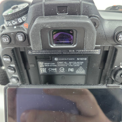 Nikon D7500 20.9MP Digital SLR DSLR Camera 3167 Shutter Count