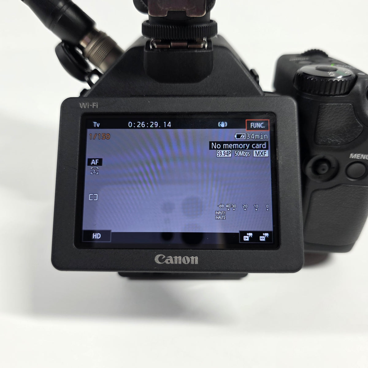 Canon xc15 4K 12MP Cinema Camcorder n/a Shutter Count No Charger