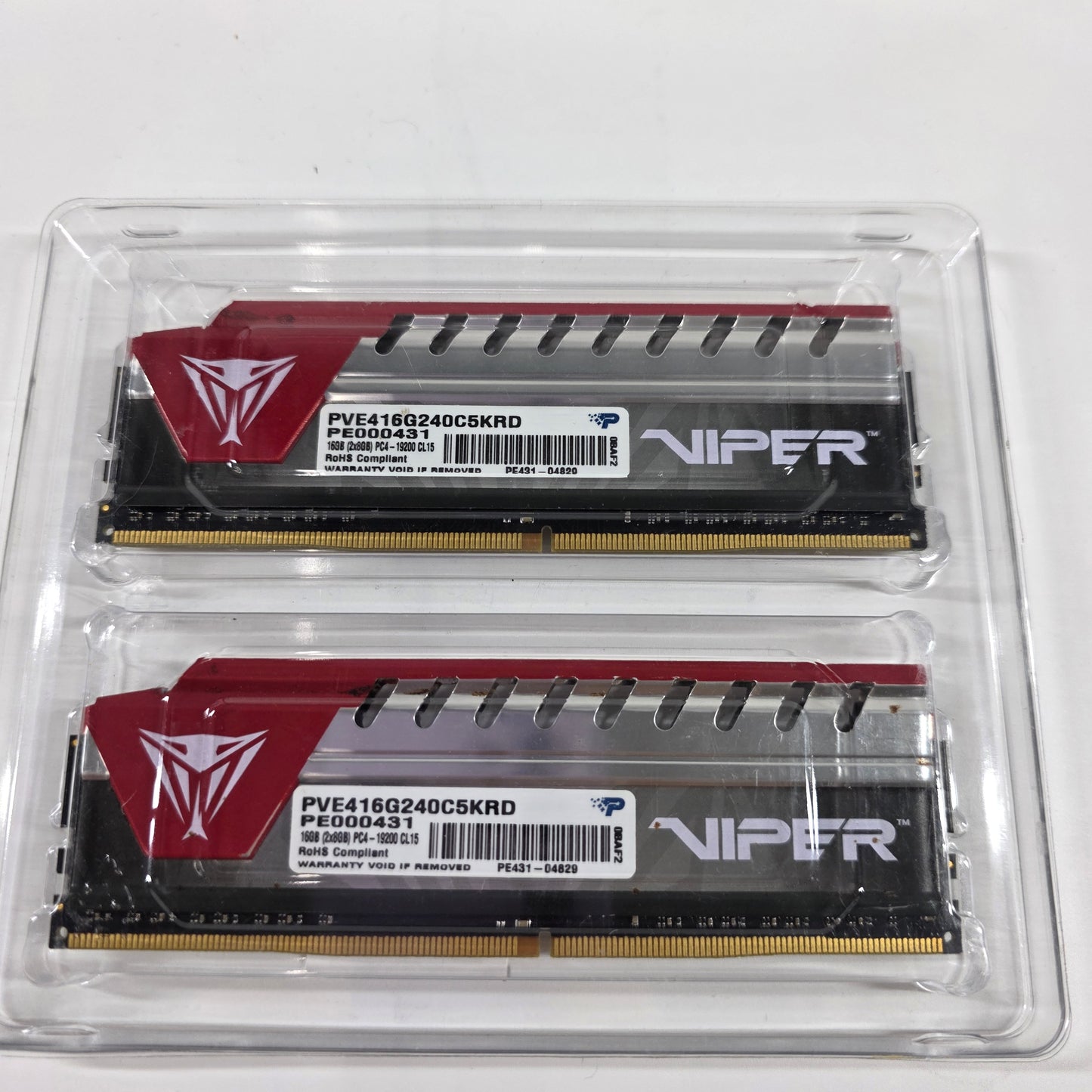 Patriot Viper Elite 16GB (2x8GB) RAM DDR4 2400MHz PVE416G240C5KRD