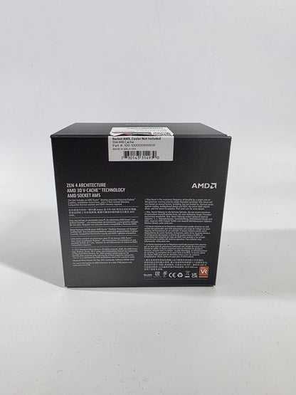AMD Ryzen 7 7800X3D 4.20GHz 8 Core 100-100000910W0F 16 Thread AM5