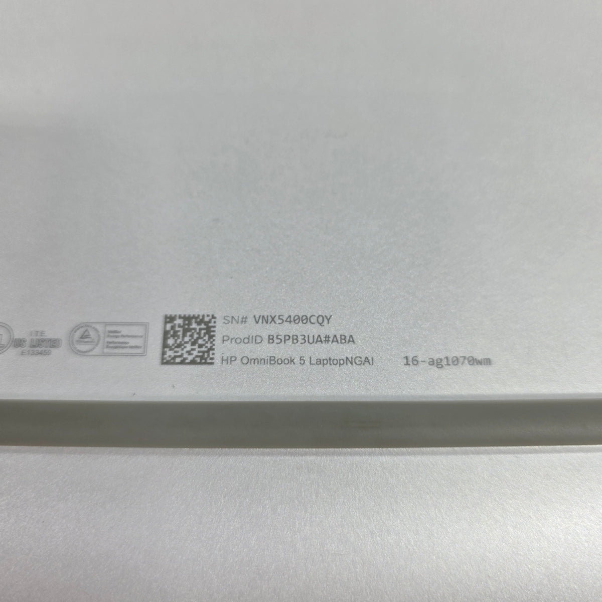 HP omnibook 5 16-AG1070WM Ryzen AI 7 350 2.0GHz 16GB RAM 512GB