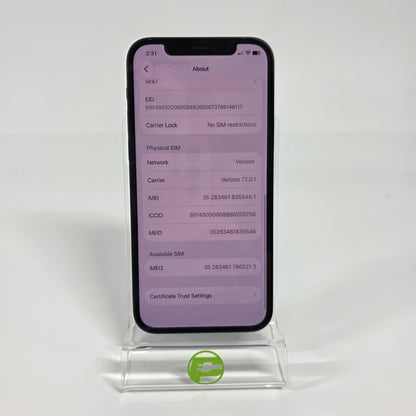 Factory Unlocked Apple iPhone 12 64GB Black MGF43LL/A