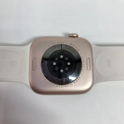 GPS Only Apple Watch Series 11 46MM Rose Gold Aluminum Pink Sport Band